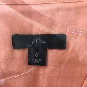 J. Crew Dresses - J Crew A-line sleeveless cotton shirtdress orange J. Crew Dresses - J Crew A-line sleeveless cotton shirtdress orange